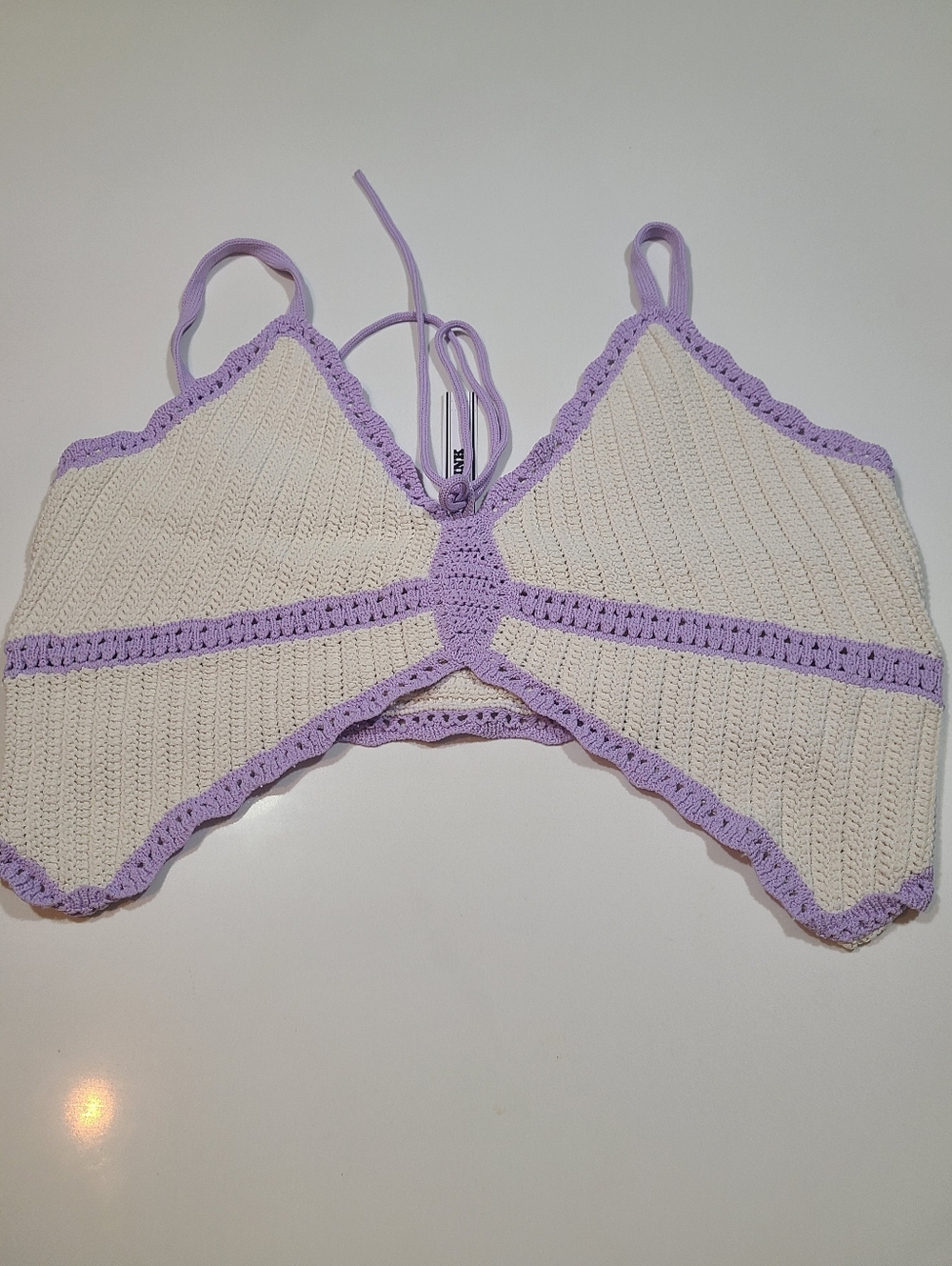 NWT Pink Victoria's Secret Crochet Top in Size XXL